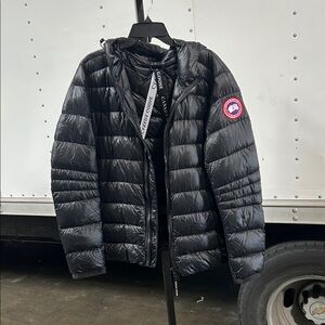 Canada Goose Shiny Black Puffer Jacket- 2227M